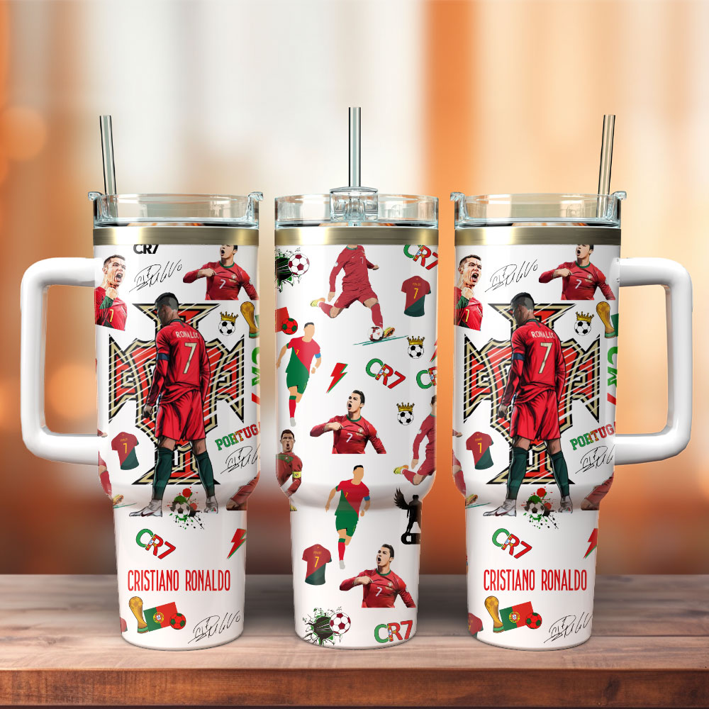 CR7 Ronaldo Soccer Custom Stanley Cup 40 oz 30 oz Tumbler With HandleTVC2301984