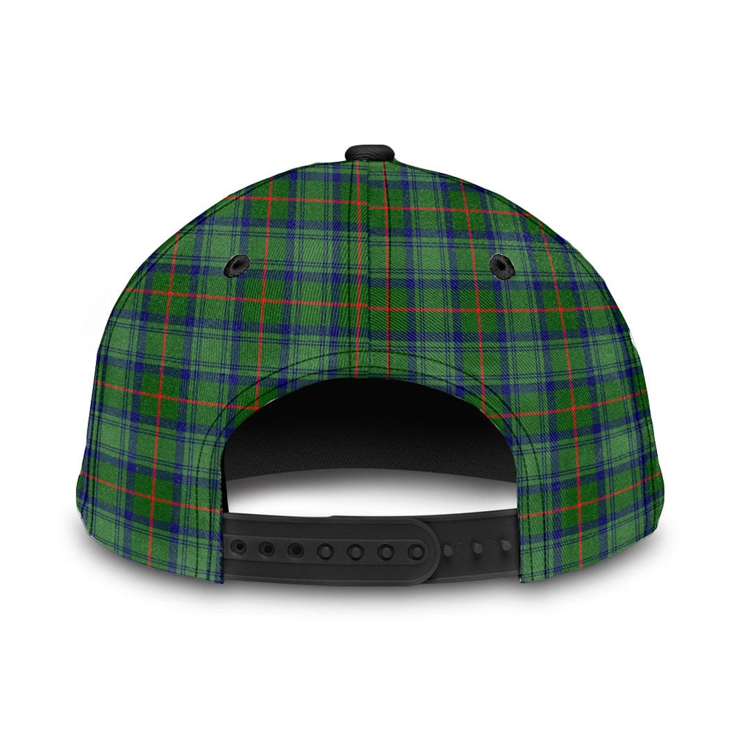 Cranstoun Tartan Baseball Cap, Tartan Plaid Cap with Family Crest K23 Trucker Hats Custom Hats Gifts For Men & Women