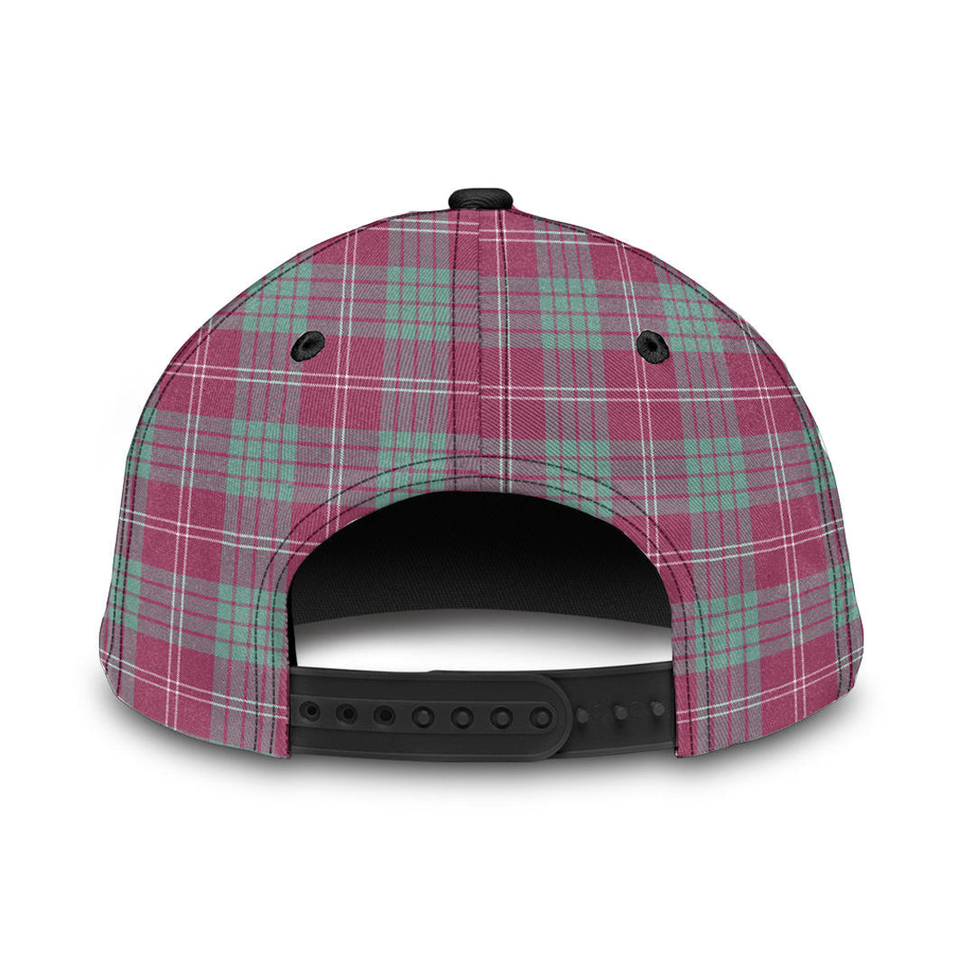 Crawford Ancient Tartan Baseball Cap, Tartan Plaid Cap with Family Crest K23 Trucker Hats Custom Hats Gifts For Men & Women