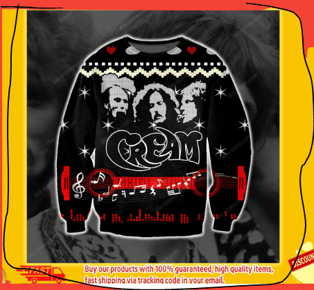 Cream Band Ugly Christmas Sweater Adult 3D Funny Matching for family