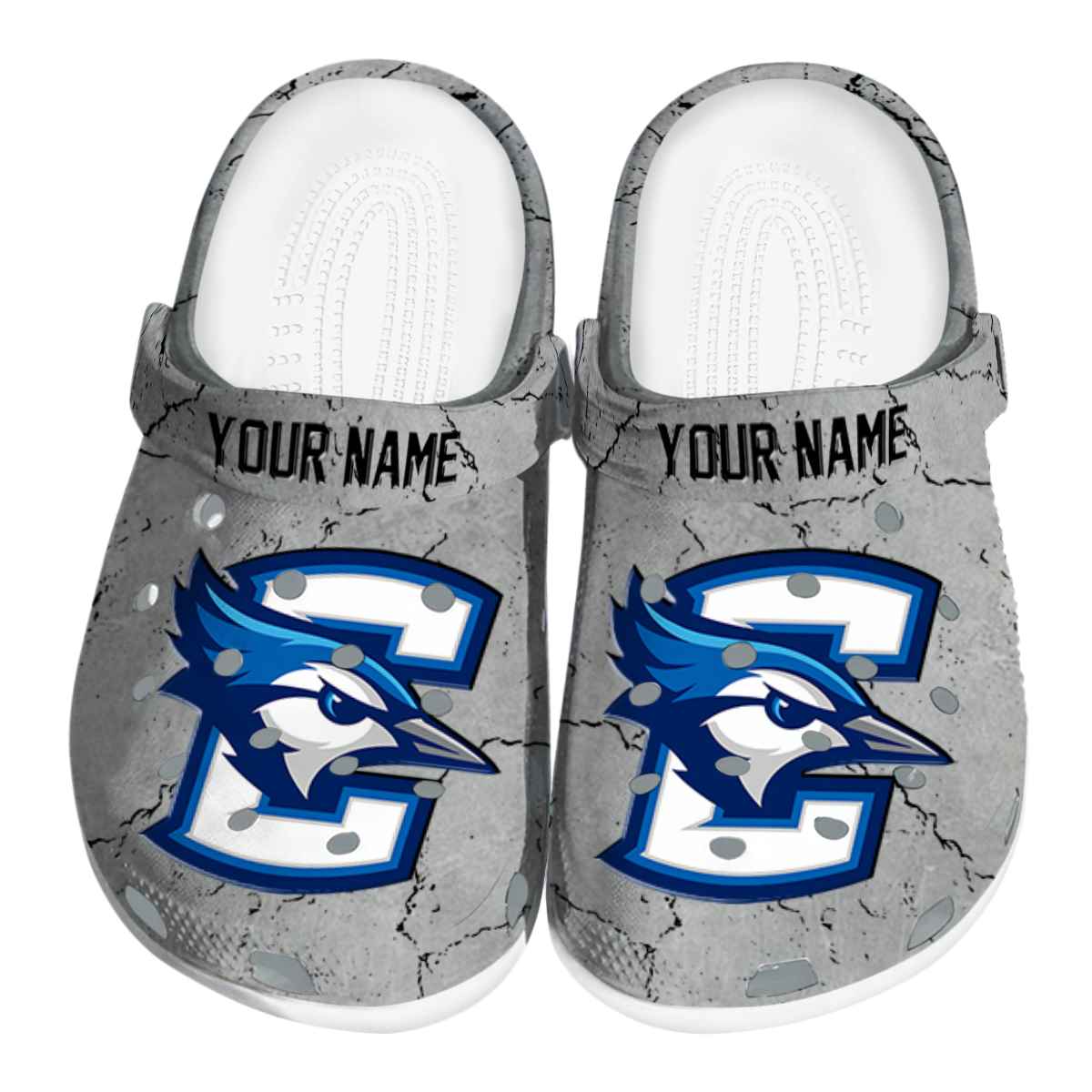 Creighton Bluejays NCAA Sport Crocs Crocband Clogs Shoes Comfortable For Men Women and Kids