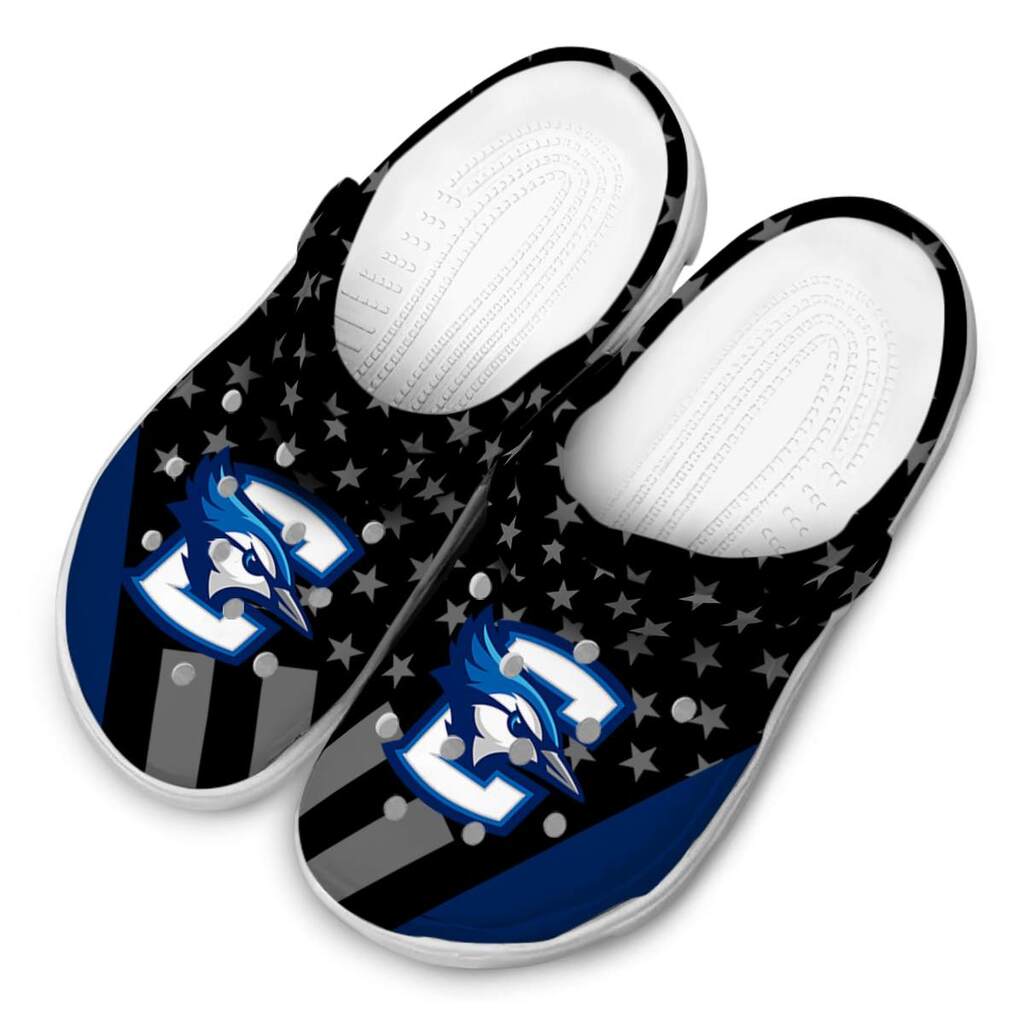 Creighton Bluejays Stellar Stripes Theme ClogTVC1801780 - Image 4