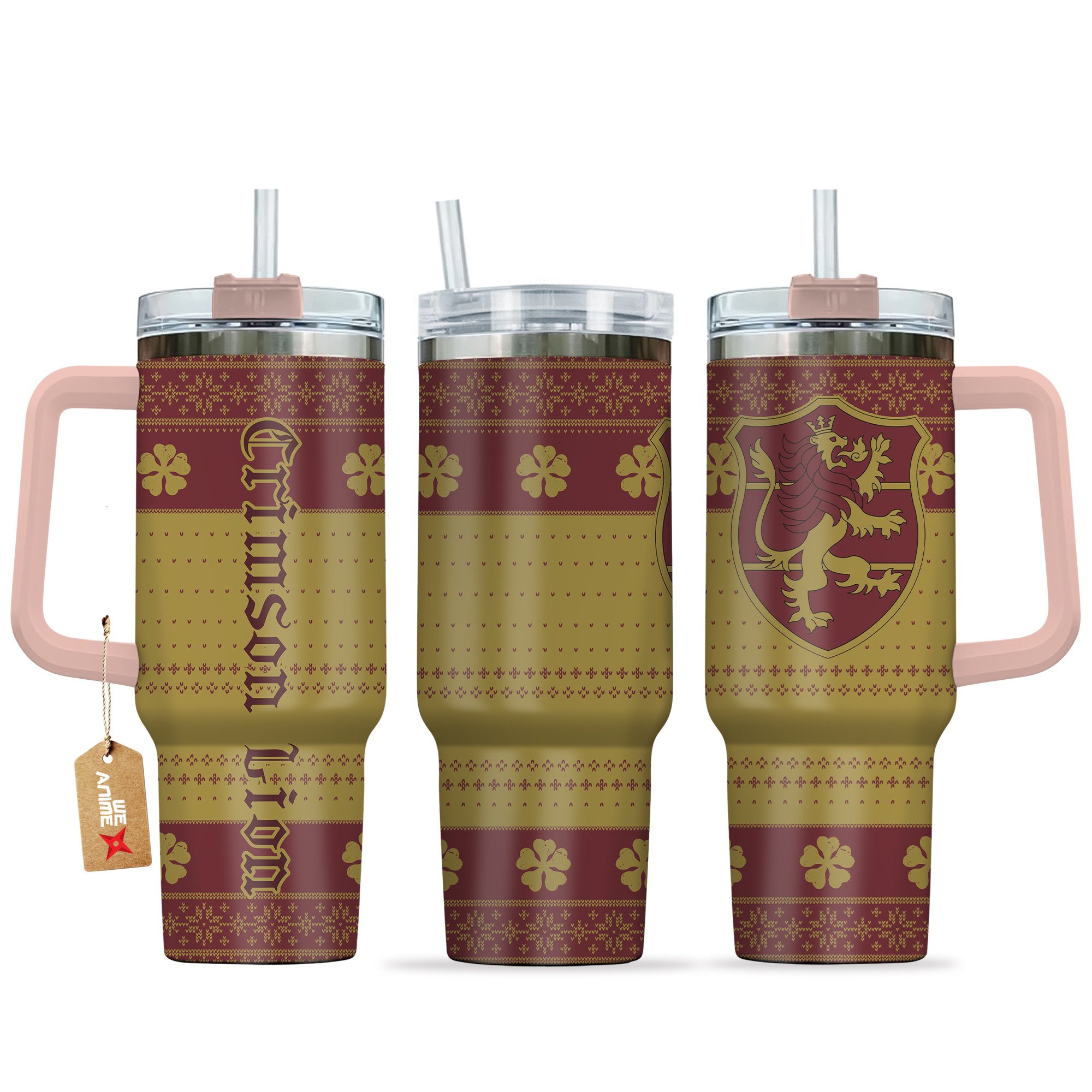 Crimson Lion Black Clover Anime Custom Stanley Cup 40 oz 30 oz Tumbler With HandleTVC2301164