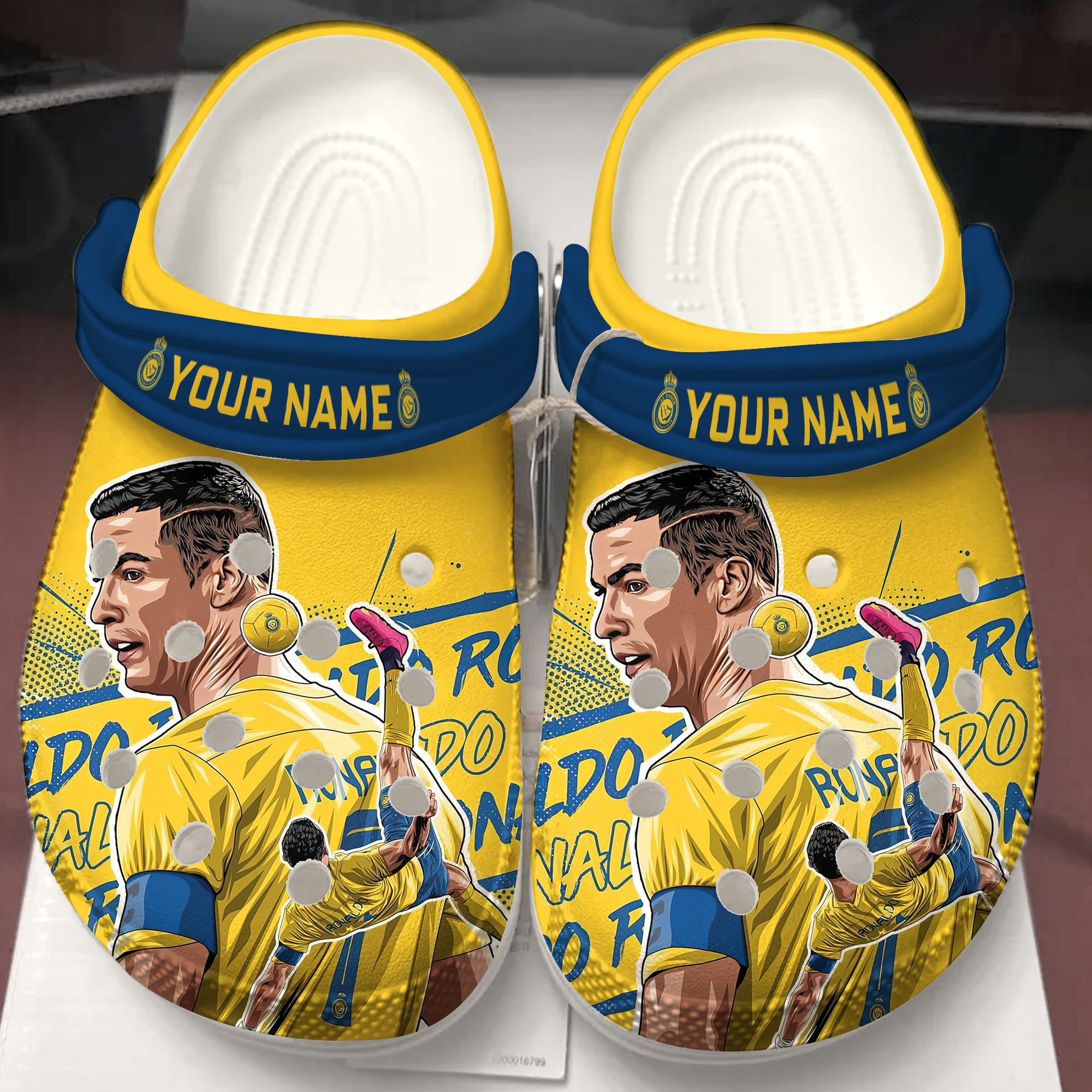 Cristiano Ronaldo CR7 Sport Crocs Crocband Clogs Shoes Comfortable For Men Women and Kids