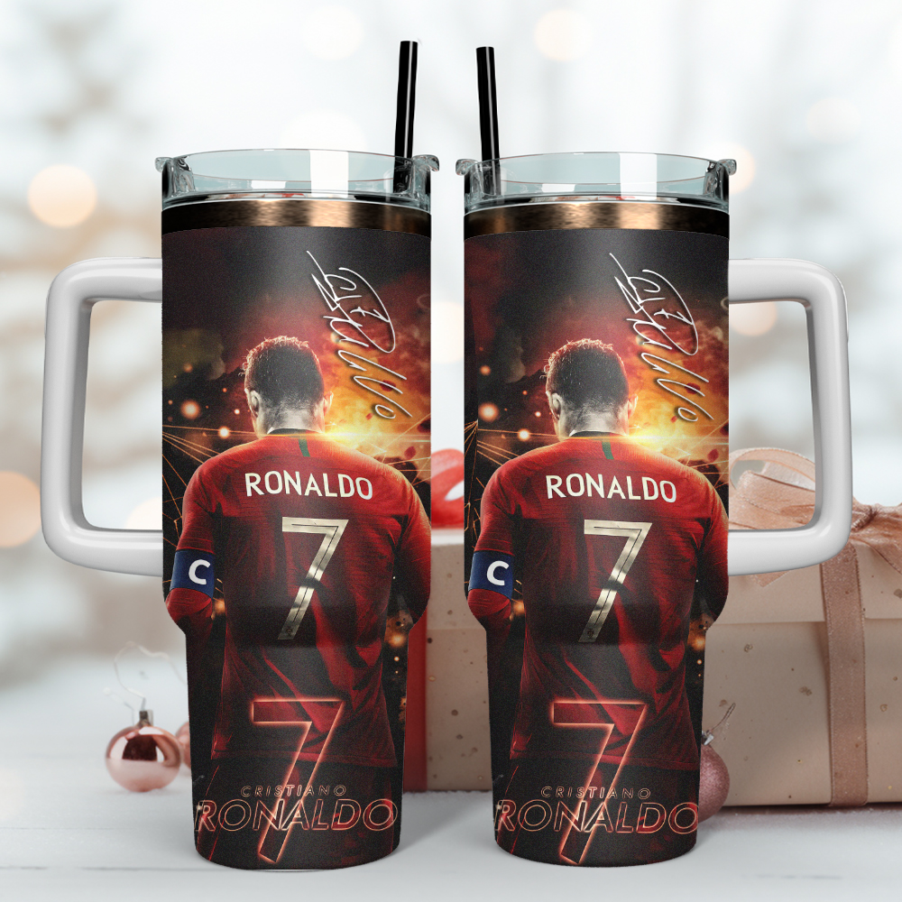Cristiano Ronaldo CR7 Sport Custom Stanley Cup 40 oz 30 oz Tumbler With HandleTVC2301404 - Image 2