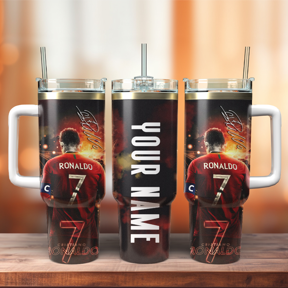 Cristiano Ronaldo CR7 Sport Custom Stanley Cup 40 oz 30 oz Tumbler With HandleTVC2301404