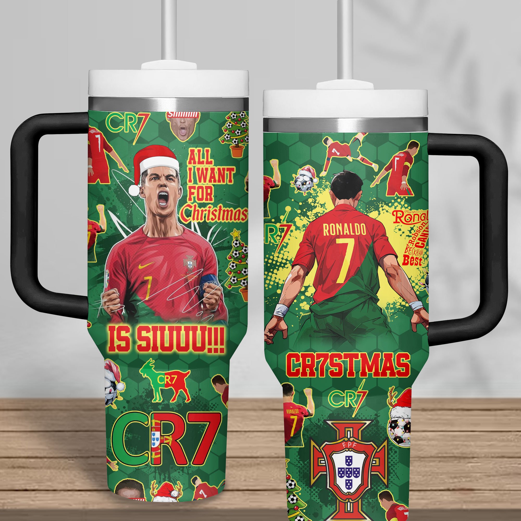 Cristiano Ronaldo Sports Custom Stanley Cup 40 oz 30 oz Tumbler With HandleTVC2301278