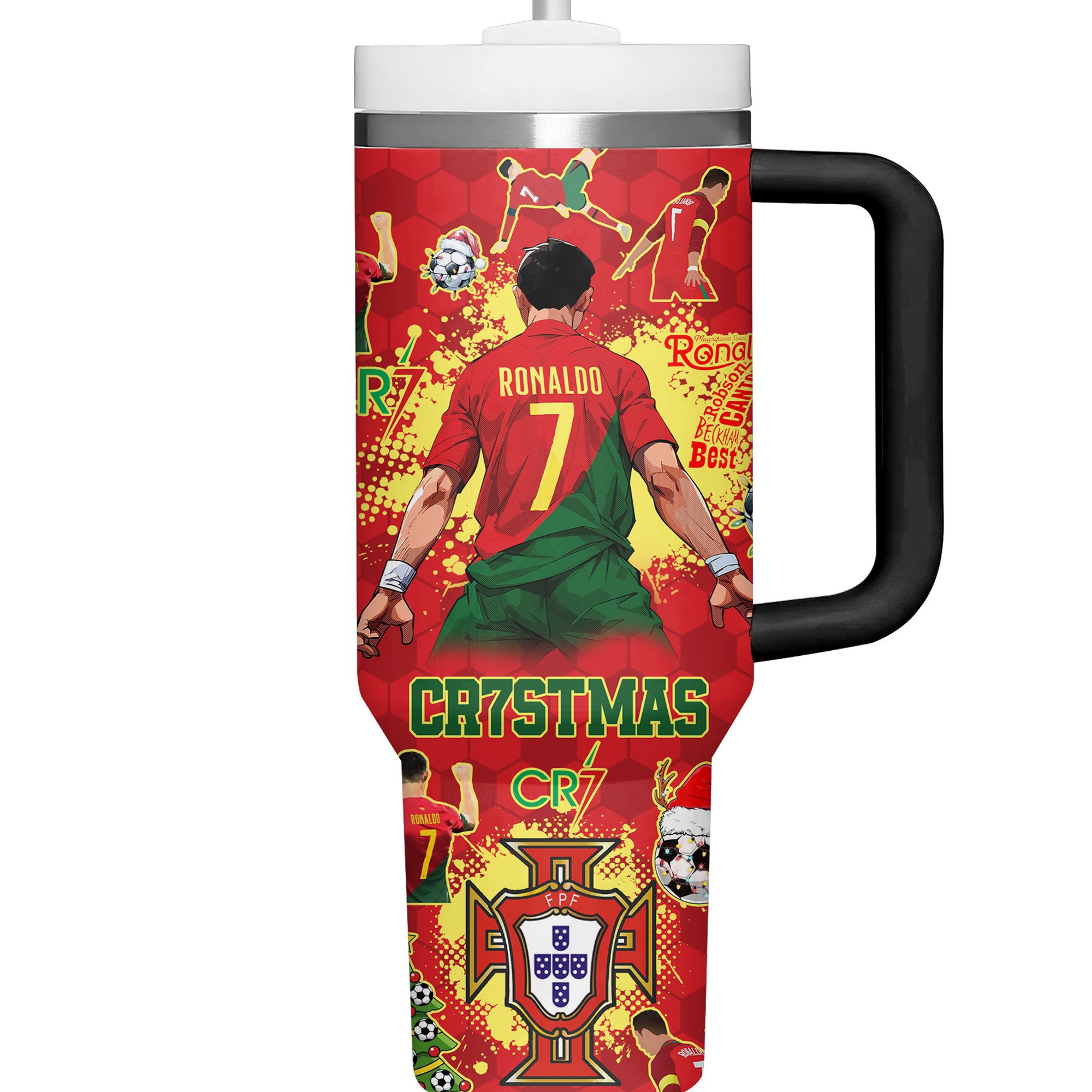 Cristiano Ronaldo Sports Custom Stanley Cup 40 oz 30 oz Tumbler With HandleTVC2301278 - Image 4