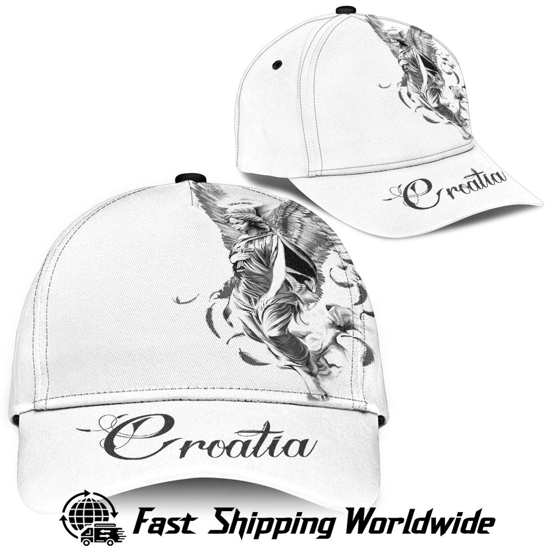 Croatia Classic Cap Baseball Cap Hat Trucker Hats Custom Hats Gifts For Men & Women