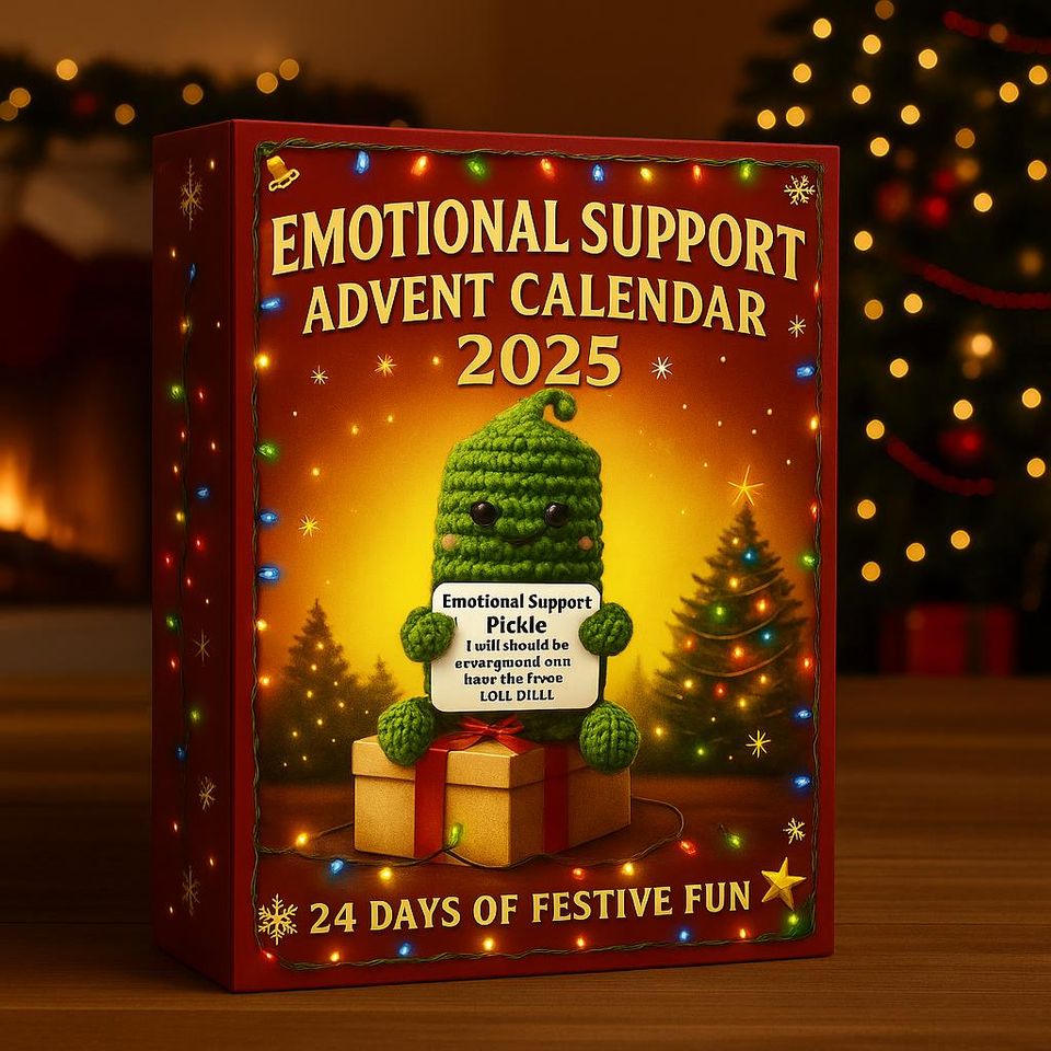 Crochet Dolls Emotional Support Advent Calendar 2025, 24 Day Crochet Dolls Figurines - Image 8