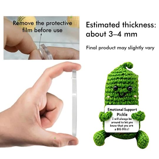 Crochet Dolls Emotional Support Advent Calendar 2025, 24 Day Crochet Dolls Figurines - Image 13