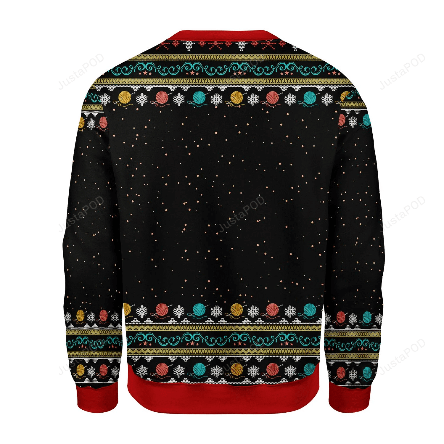 Crochet Keep My Hand Busy Ugly Christmas Sweater Adult 3D Funny Matching for family