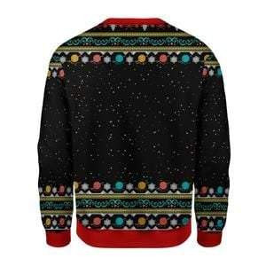 Crochet Keep My Hand Ugly Christmas Sweater Adult 3D Funny Matching for family - Image 2