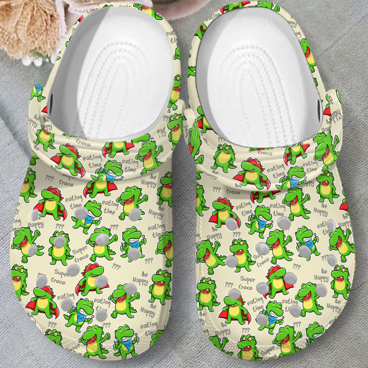 Crocodile Animal Crocs Crocband Clogs Shoes Comfortable For Men Women and Kids - Image 2