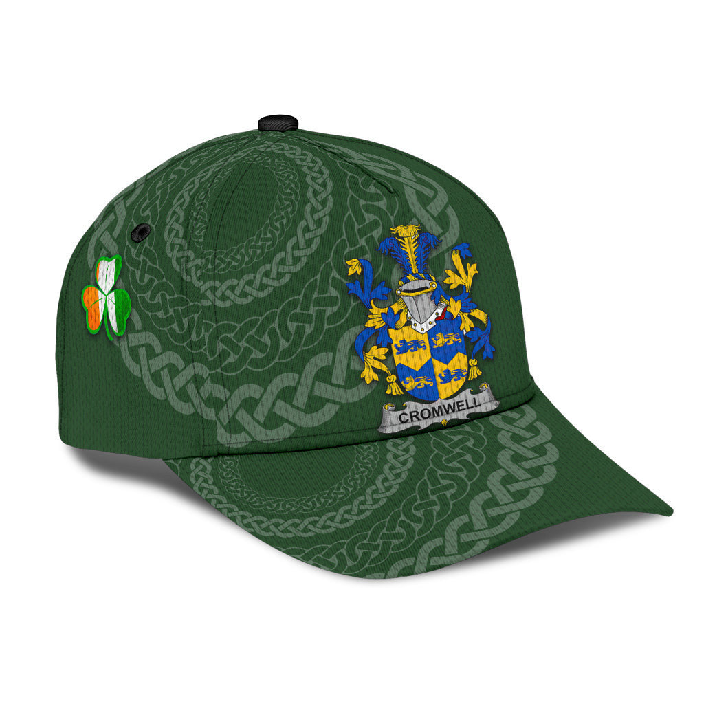 Cromwell Coat Of Arms - Irish Family Crest St Patrick's Day Hat Classic Cap Trucker Hats Custom Hats Gifts For Men & Women