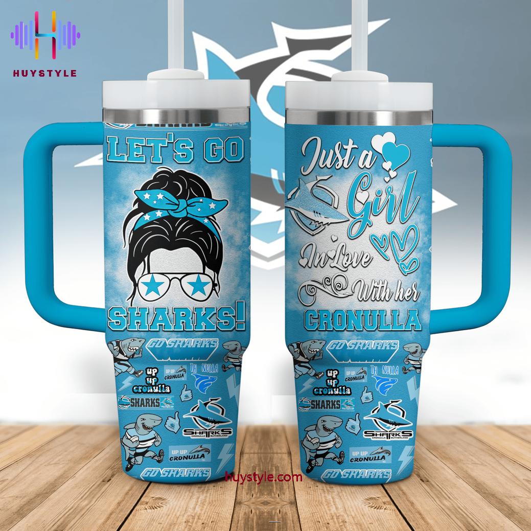 Cronulla-Sutherland Sharks NRL Custom Stanley Cup 40 oz 30 oz Tumbler With HandleTVC2301697