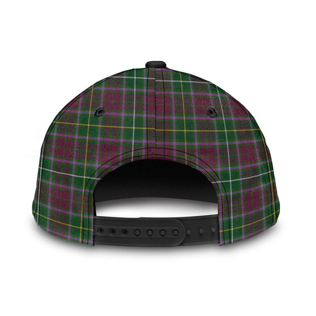 Crosbie Tartan Baseball Cap, Tartan Plaid Cap with Family Crest K23 Trucker Hats Custom Hats Gifts For Men & Women