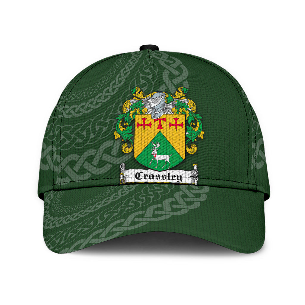 Crossley Coat Of Arms - Irish Family Crest St Patrick's Day Hat Classic Cap Trucker Hats Custom Hats Gifts For Men & Women