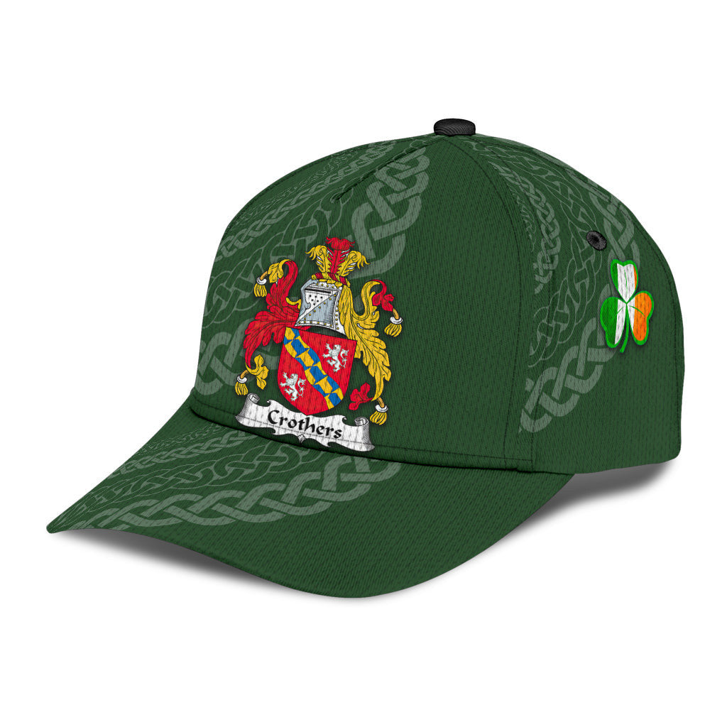 Crothers Coat Of Arms - Irish Family Crest St Patrick's Day Hat Classic Cap Trucker Hats Custom Hats Gifts For Men & Women