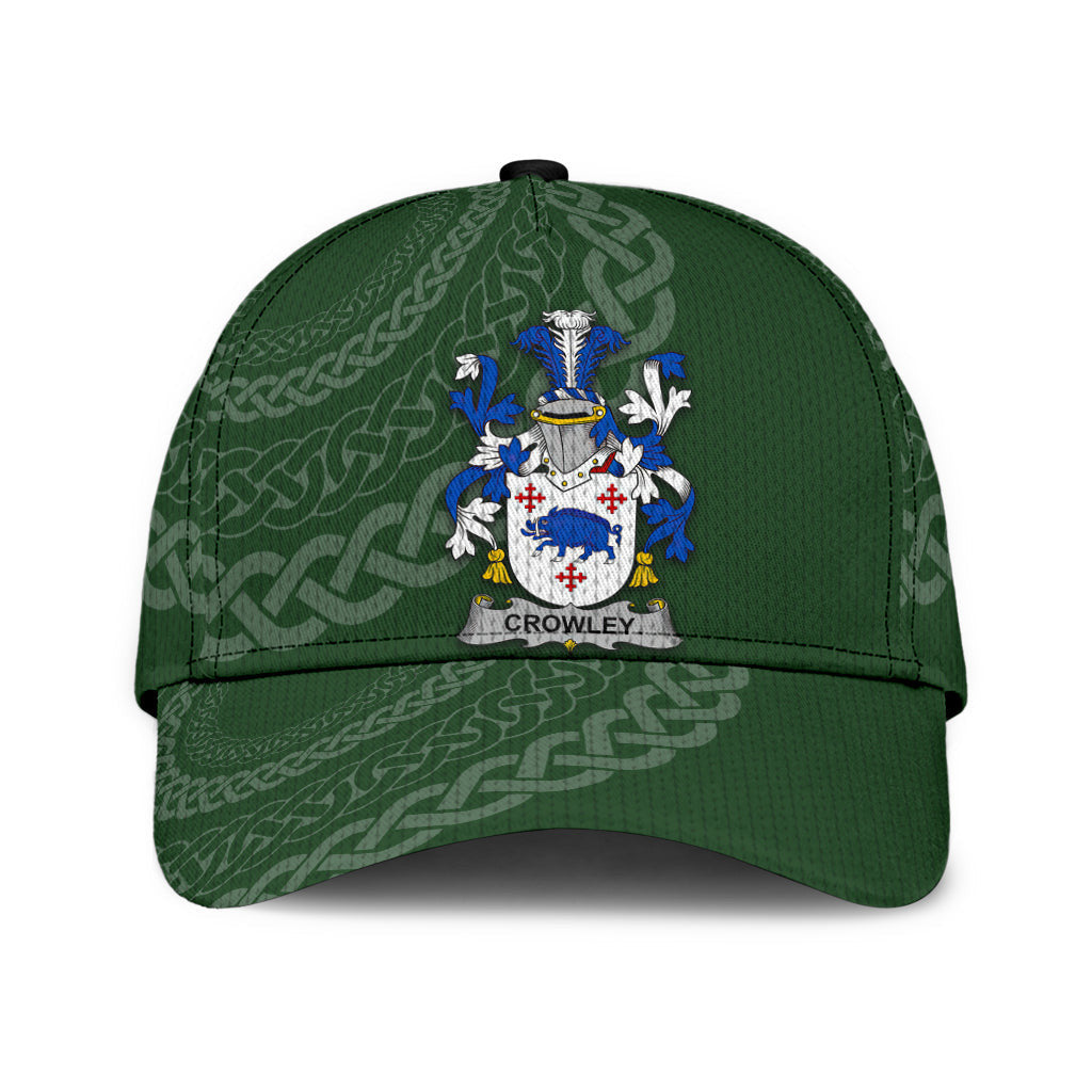 Crowley Coat Of Arms - Irish Family Crest St Patrick's Day Hat Classic Cap Trucker Hats Custom Hats Gifts For Men & Women