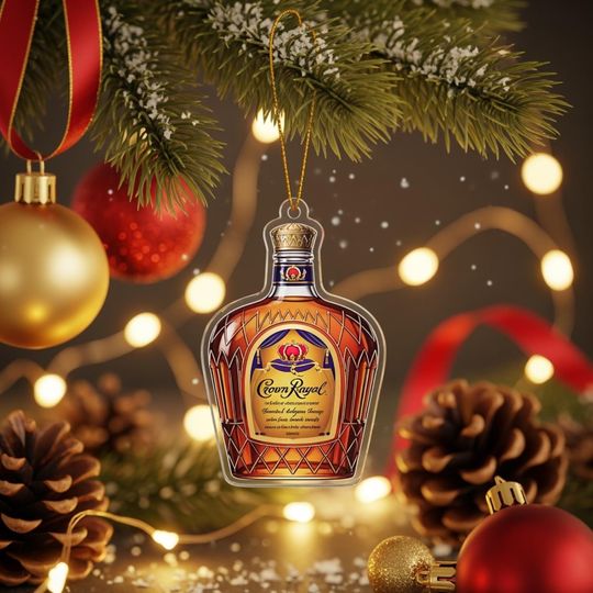 Crown Royal 86th Anniversary Advent Calendar blind box 2025, 24 Days of Whisky Gift Box, Premium Whiskey Advent Calendar 2D Arcylic Ornament Decor Set - Image 9