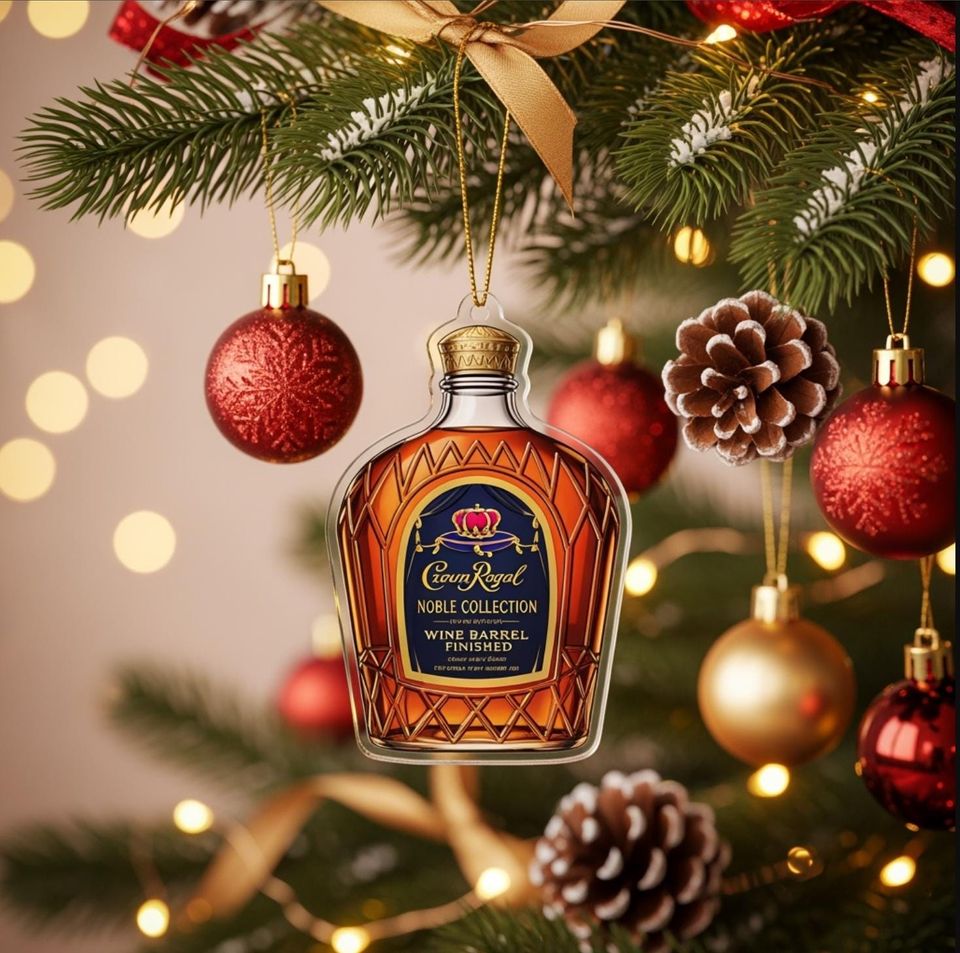 Crown Royal 86th Anniversary Advent Calendar blind box 2025, 24 Days of Whisky Gift Box, Premium Whiskey Advent Calendar 2D Arcylic Ornament Decor Set - Image 4