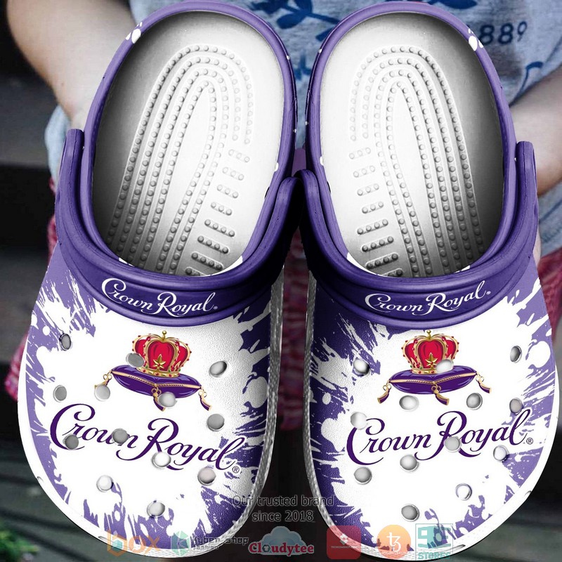 Crown Royal Crocs Crocband Clogs Shoes Comfortable For Men Women and Kids