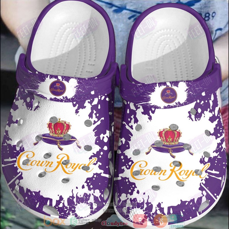 Crown Royal Crocs Crocband Clogs Shoes Comfortable For Men Women and Kids