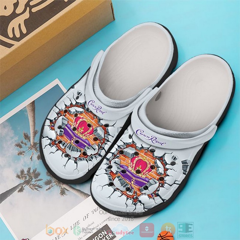 Crown Royal Crocs Crocband Clogs Shoes Comfortable For Men Women and Kids
