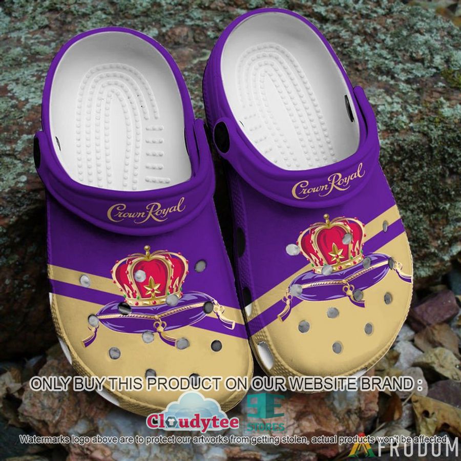 Crown Royal Crocs Crocband Clogs Shoes Comfortable For Men Women and Kids