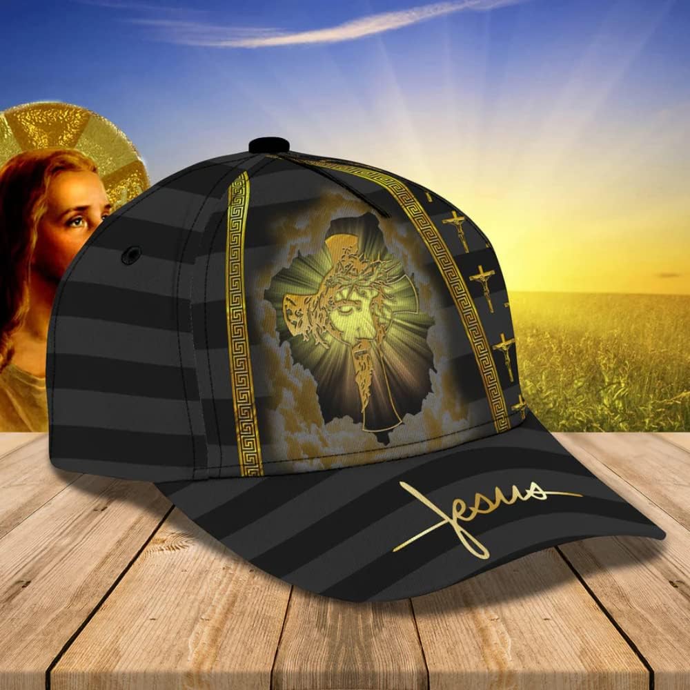 Crucifixion Of Jesus Baseball Cap - Christian Hats for Men and Women Trucker Hats Custom Hats Gifts For Men & Women