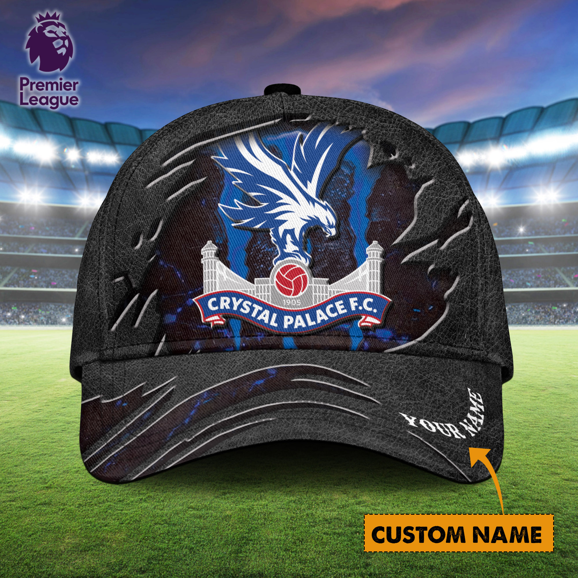 Crystal Palace EPL Personalized Classic Cap For Fans  Trucker Hats Custom Hats Gifts For Men & Women