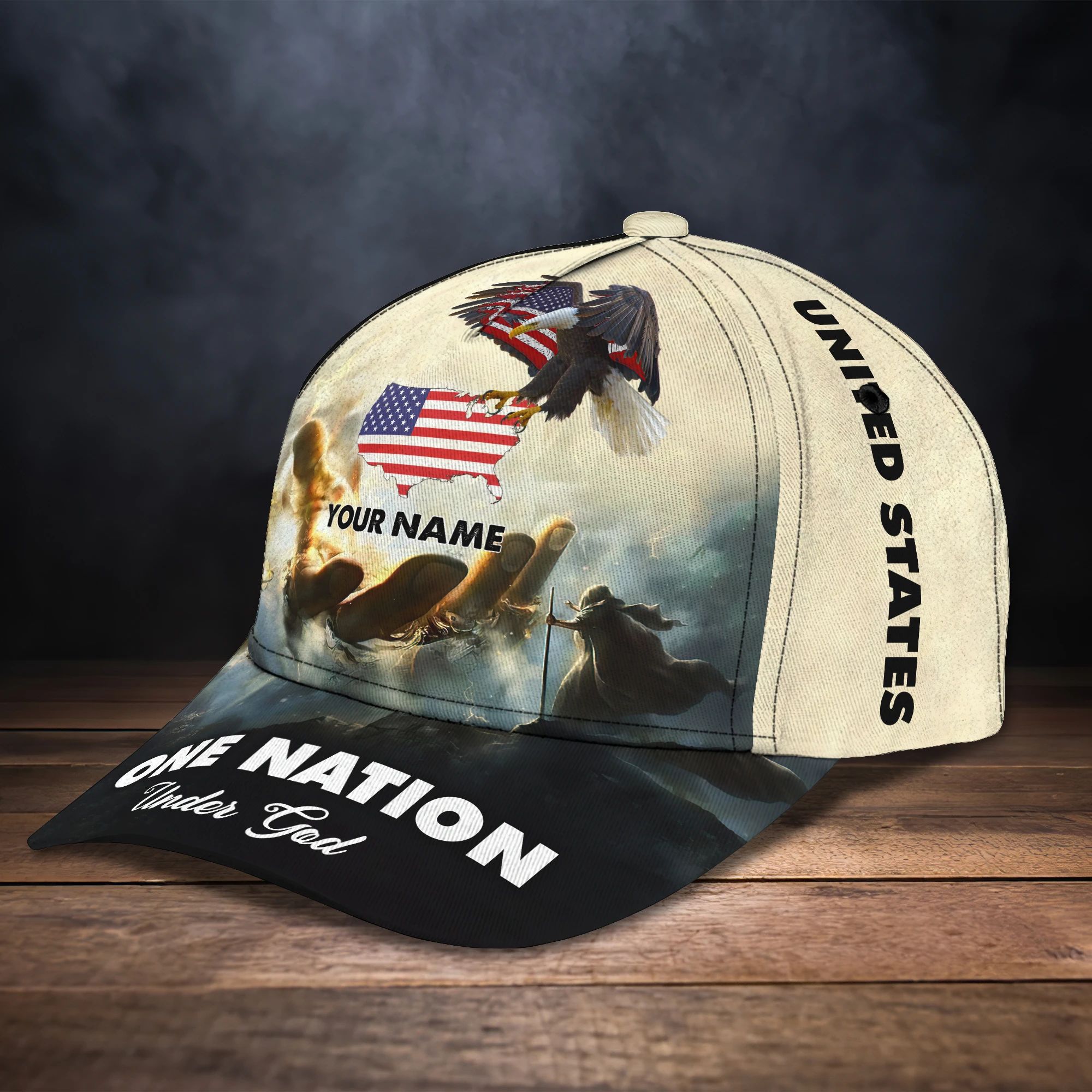 CT-NBTT-America-Eagle-TP99-Cap01-Hkm Trucker Hats Custom Hats Gifts For Men & Women
