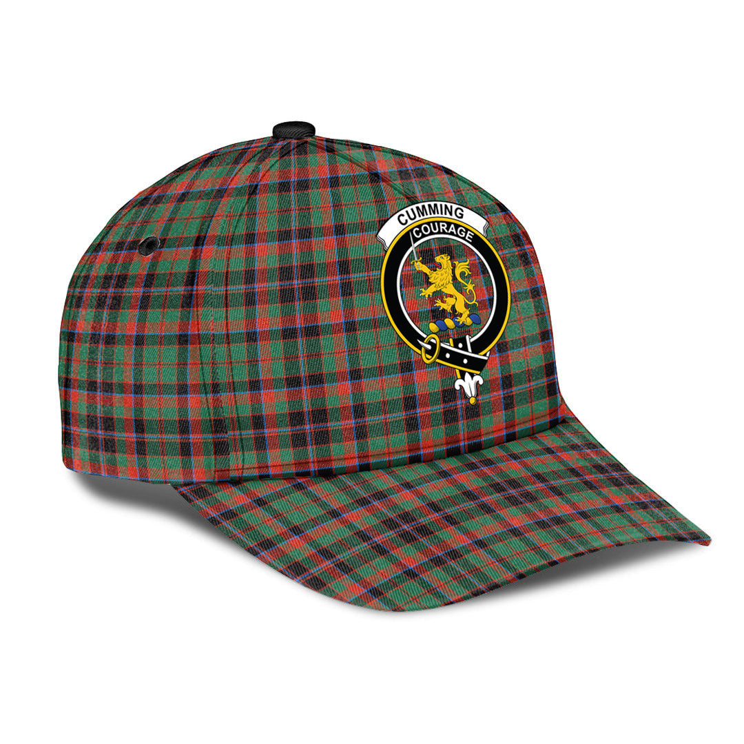 Cumming Hunting Ancient Tartan Baseball Cap, Tartan Plaid Cap with Family Crest K23 Trucker Hats Custom Hats Gifts For Men & Women