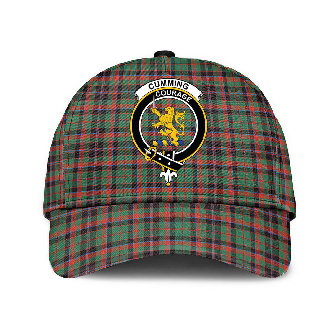 Cumming Hunting Ancient Tartan Baseball Cap, Tartan Plaid Cap with Family Crest K23 Trucker Hats Custom Hats Gifts For Men & Women