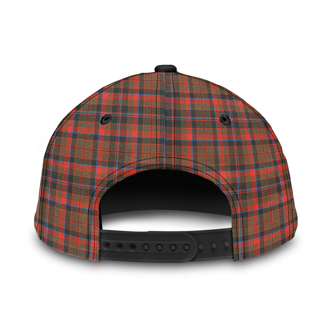 Cumming Hunting Weathered Tartan Baseball Cap, Tartan Plaid Cap with Family Crest K23 Trucker Hats Custom Hats Gifts For Men & Women