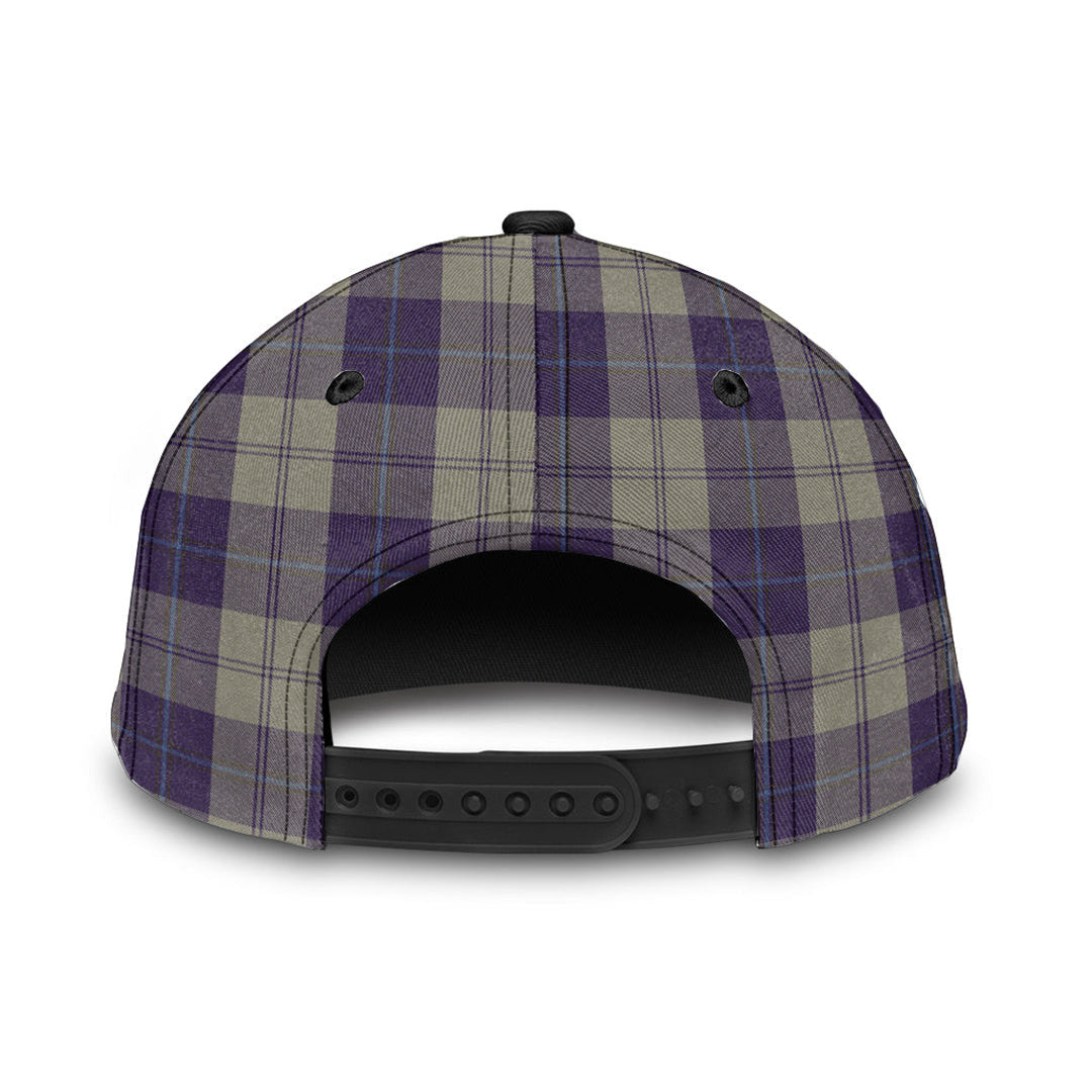 Cunningham Dress Blue Dancers Tartan Baseball Cap, Tartan Plaid Cap with Family Crest K23 Trucker Hats Custom Hats Gifts For Men & Women