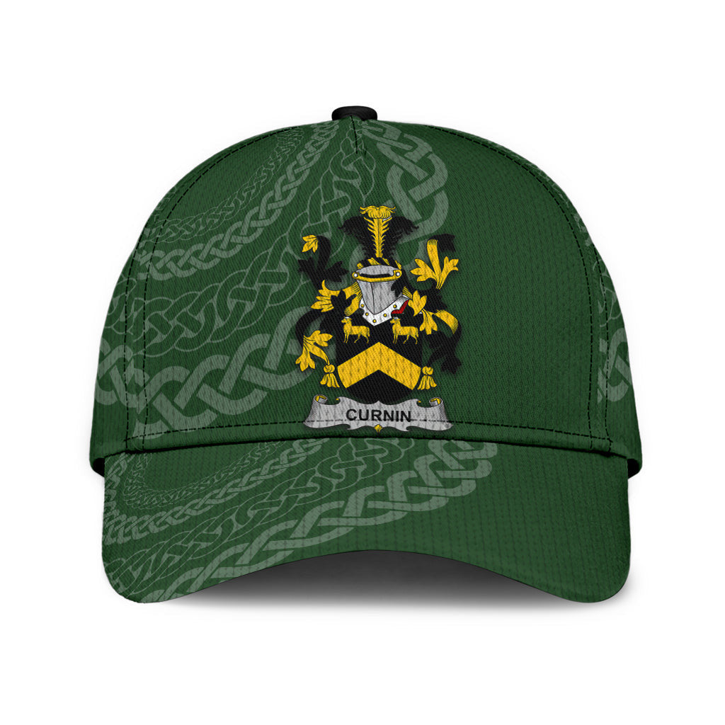 Curnin Coat Of Arms - Irish Family Crest St Patrick's Day Hat Classic Cap Trucker Hats Custom Hats Gifts For Men & Women