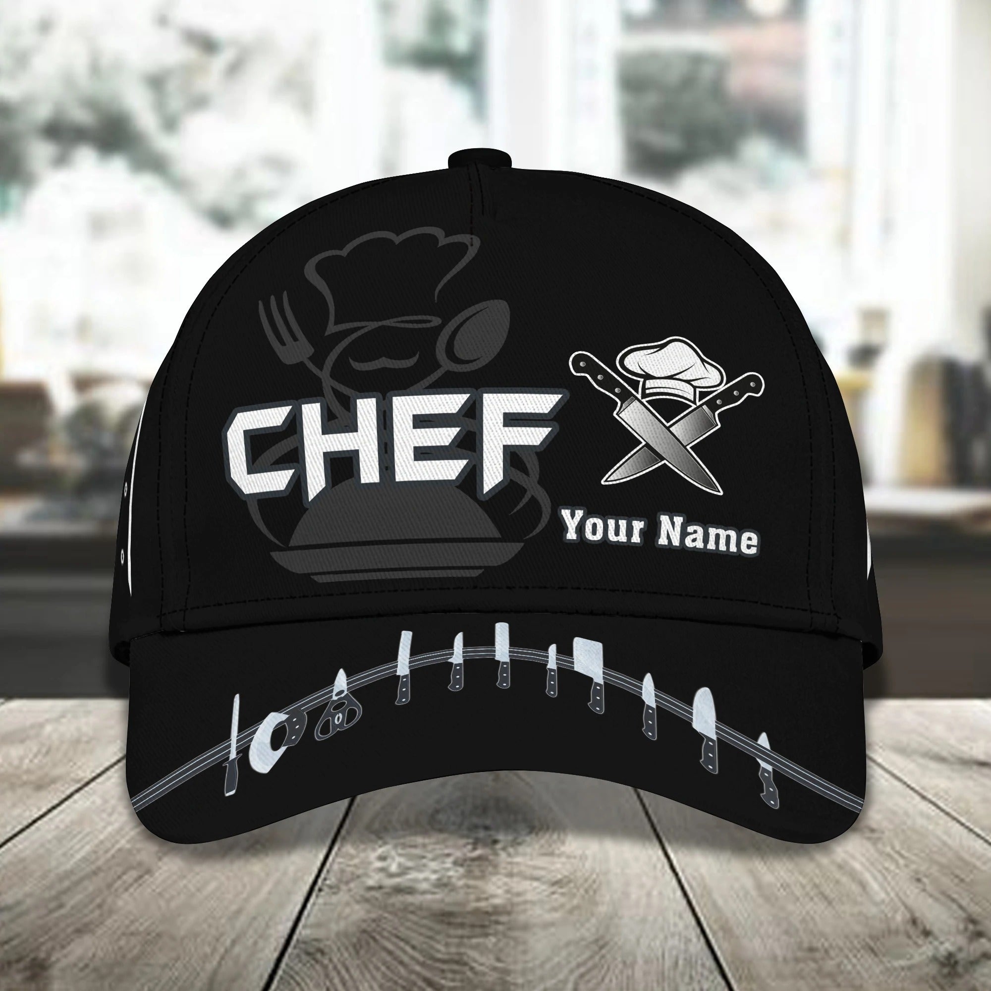 Custom 3D All Over Print Baseball Cap For Master Chef, Chef Baseball Cap, Hat, Birthday Present For Master Chef Trucker Hats Custom Hats Gifts For Men & Women