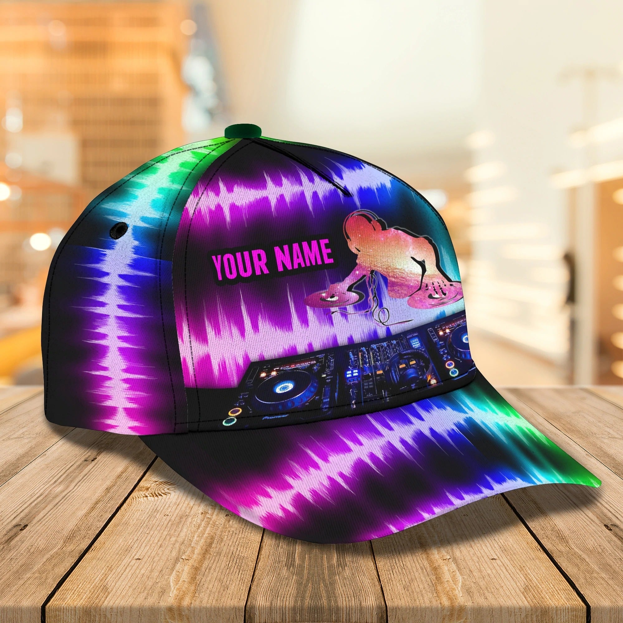 Custom 3D Full Print Cap Hat For Dj, Woman Dj Cap, Men's Deezay Hat, Baseball Dj Cap Hat Trucker Hats Custom Hats Gifts For Men & Women