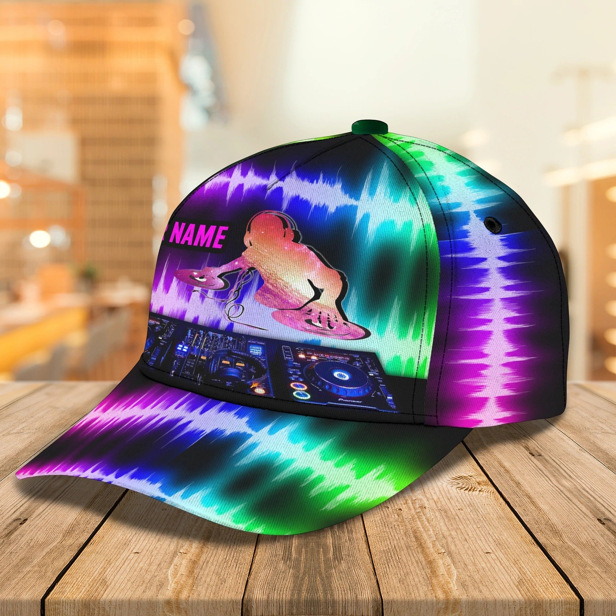 Custom 3D Full Print Cap Hat For Dj, Woman Dj Cap, Men's Deezay Hat, Baseball Dj Cap Hat Trucker Hats Custom Hats Gifts For Men & Women