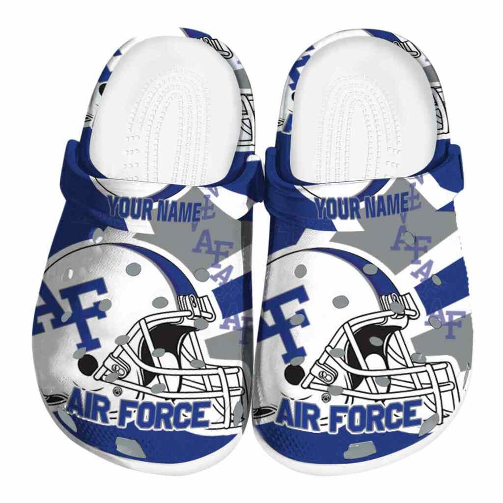 Custom Air Force Falcons Football Helmet ClogTVC1801800