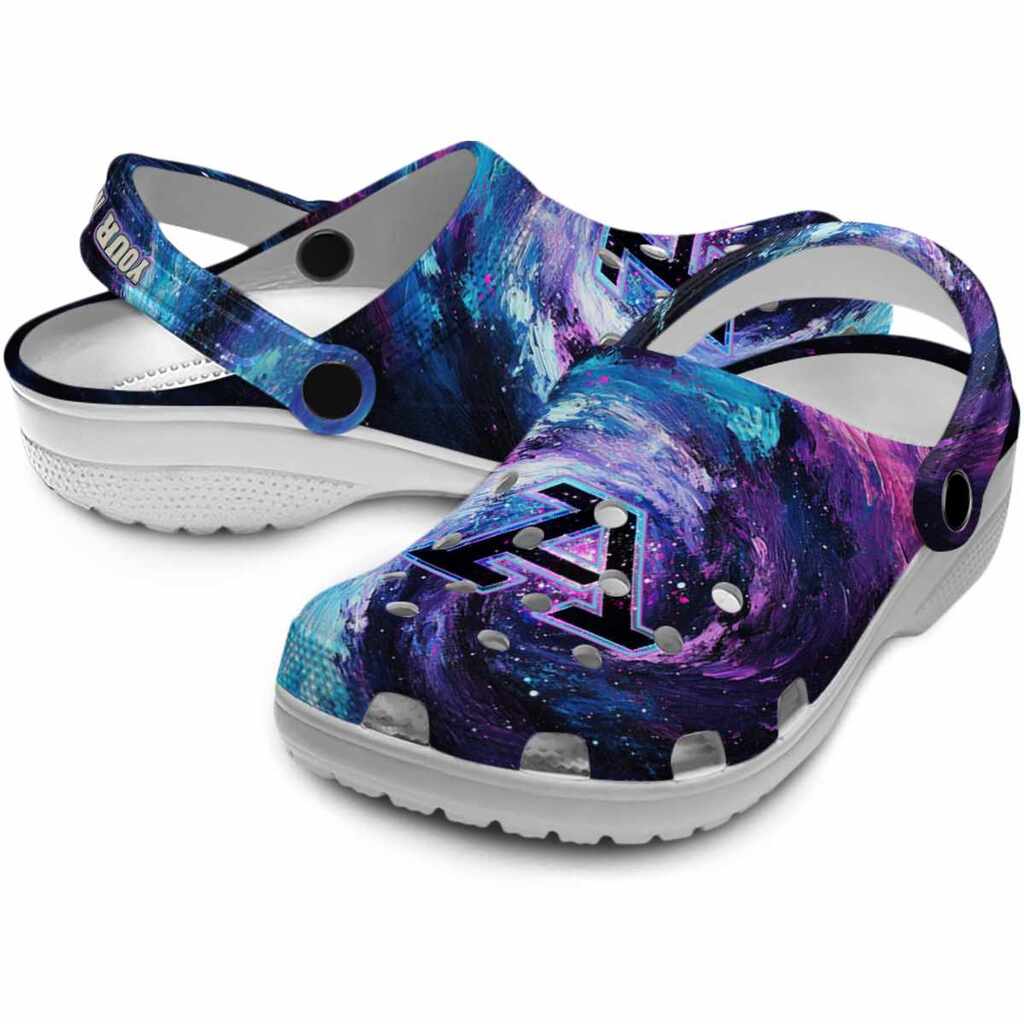 Custom Akron Zips Galaxy Swirl ClogTVC1801755 - Image 3