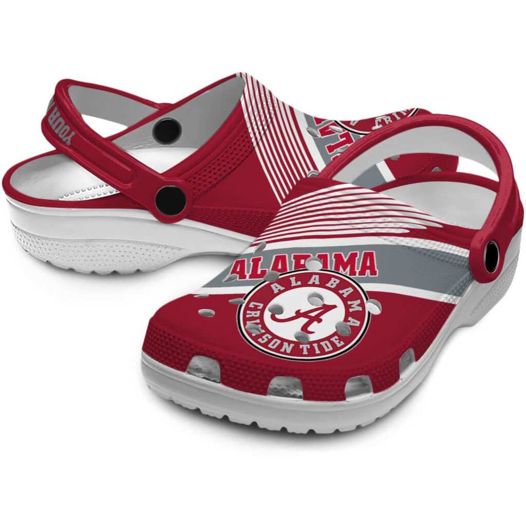 Custom Alabama Crimson Tide Vibrant Dual-Tone ClogTVC1801974 - Image 3
