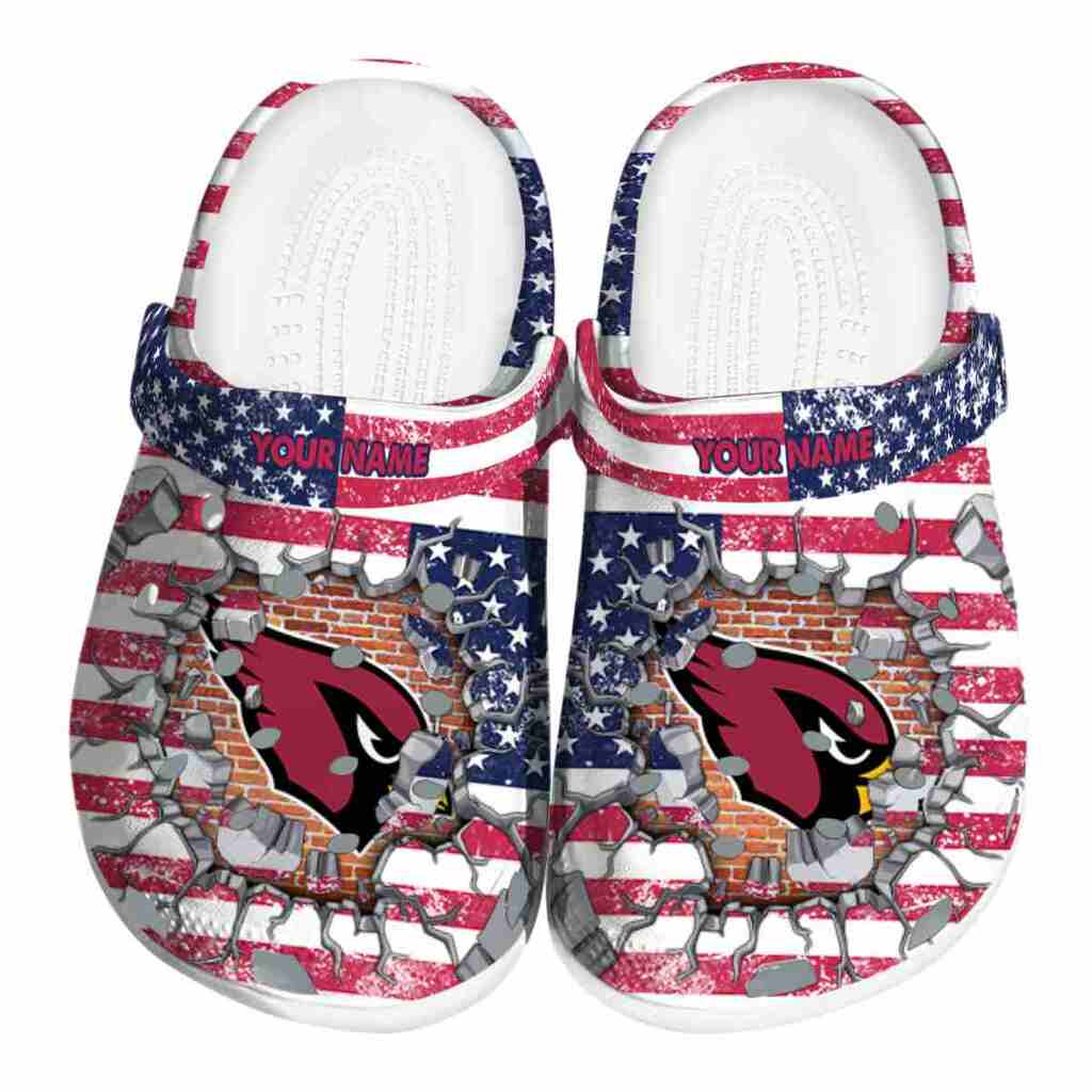 Custom Arizona Cardinals Freedom Splinter ClogTVC1801975
