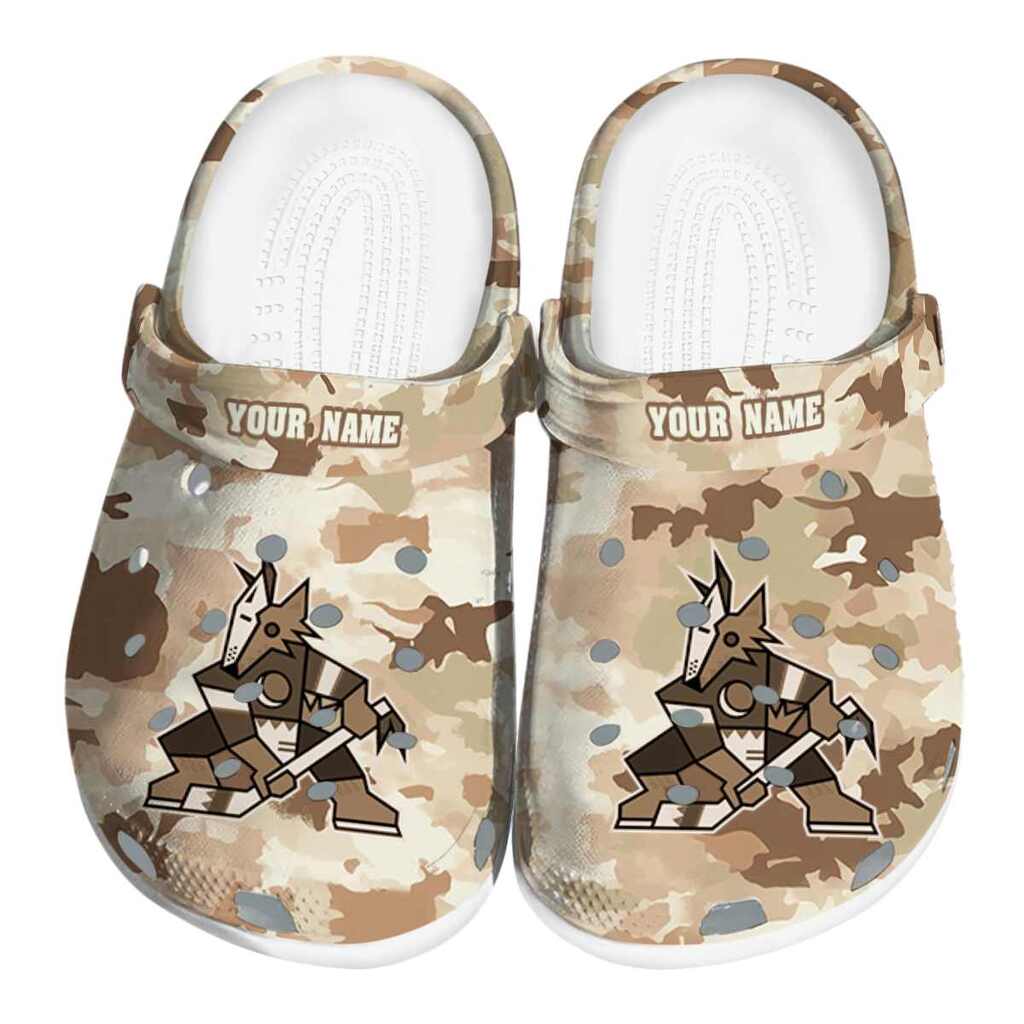 Custom Arizona Coyotes Desert Camo ClogTVC1801873
