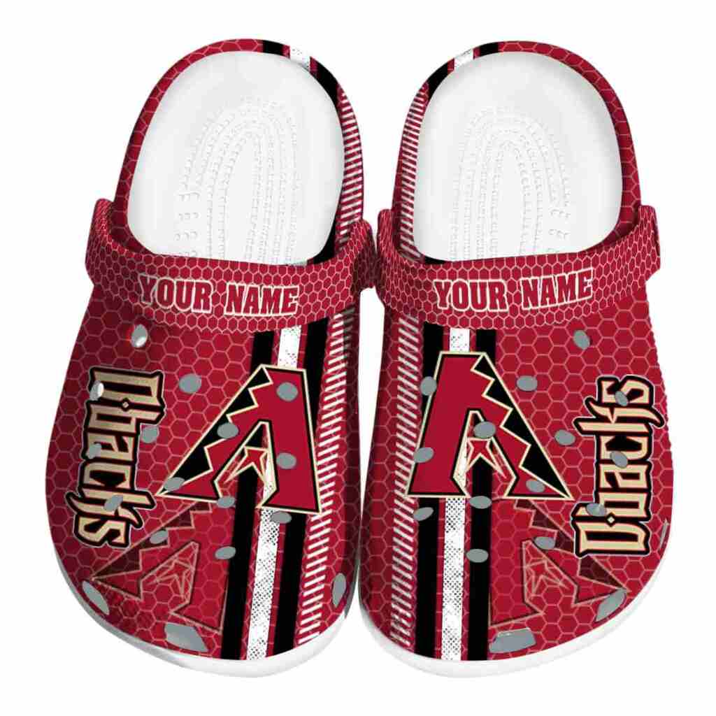Custom Arizona Diamondbacks Contrasting Stripes ClogTVC1801182