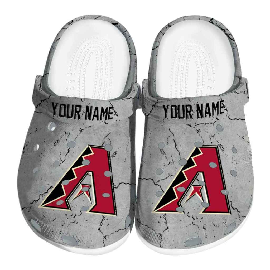 Custom Arizona Diamondbacks Cracked Texture ClogTVC1801182