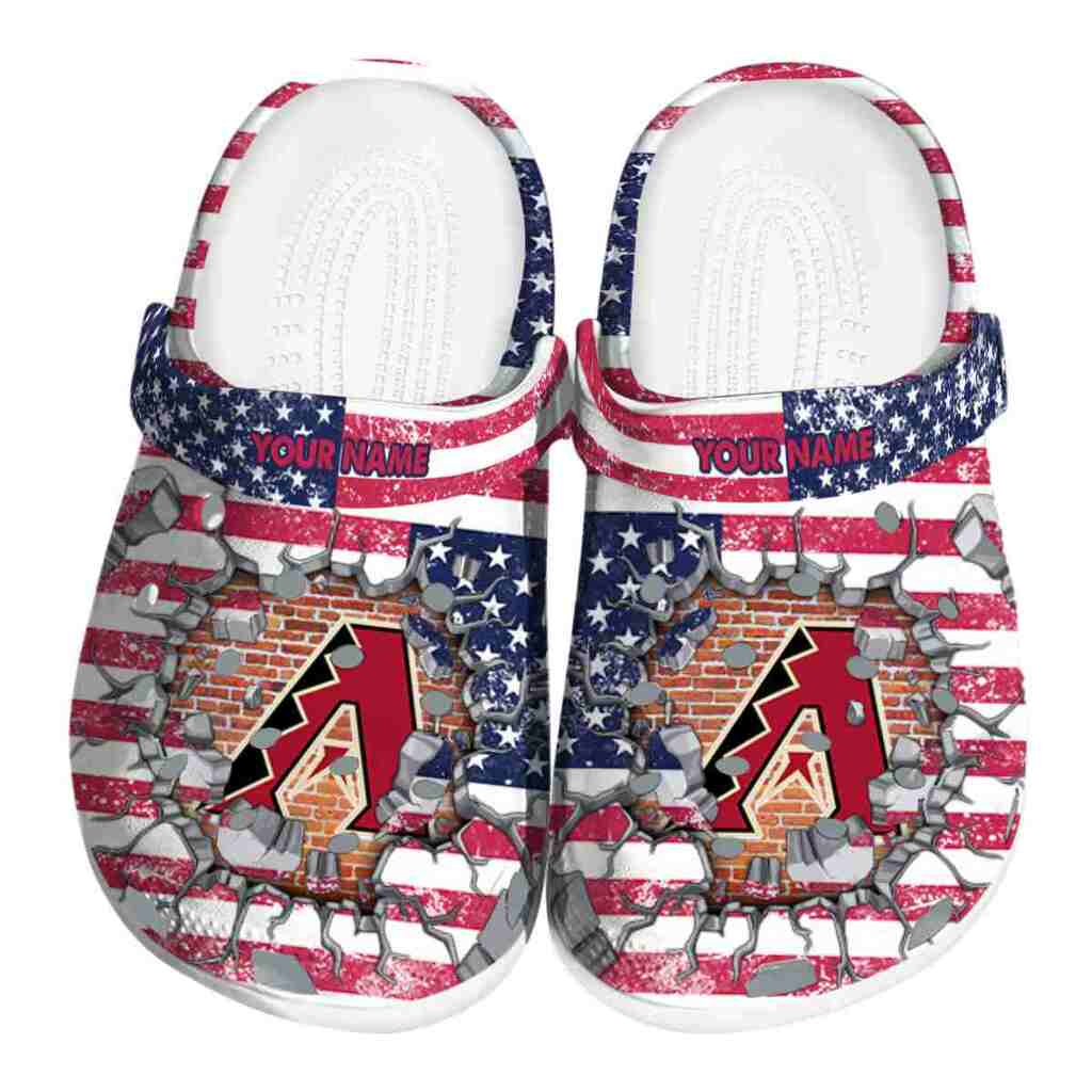 Custom Arizona Diamondbacks Freedom Splinter ClogTVC1801182