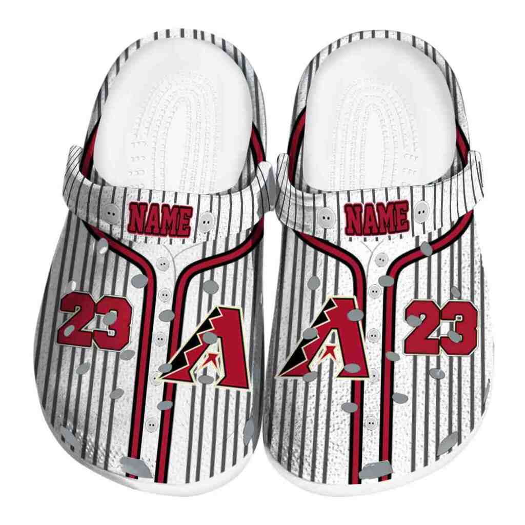 Custom Arizona Diamondbacks Pinstripe Pattern ClogTVC1801182